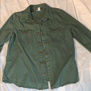 Forever 21 Army Green Utility Jacket sz Large